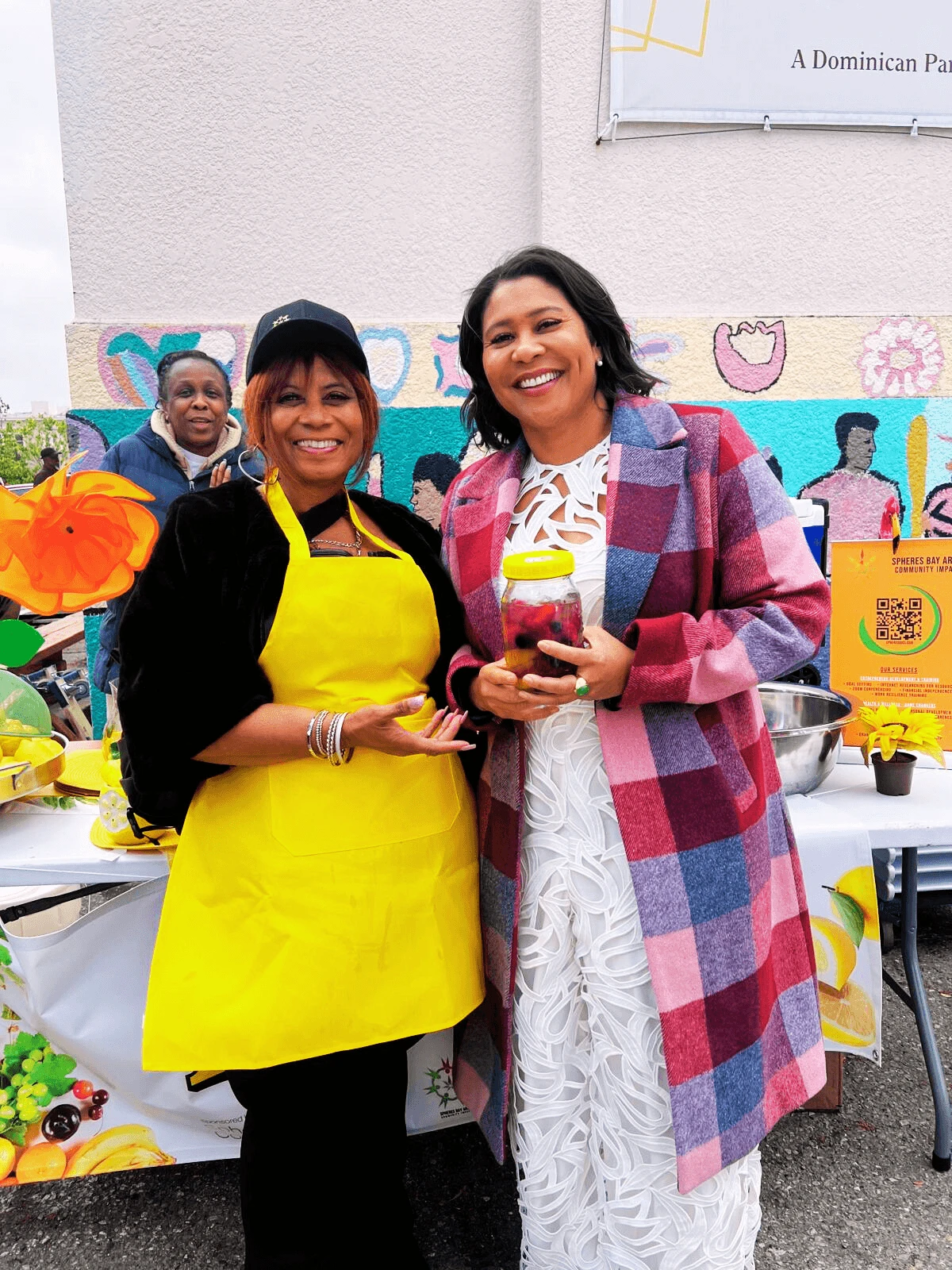 Fruity Le'mon founder with the San Francisco Mayor